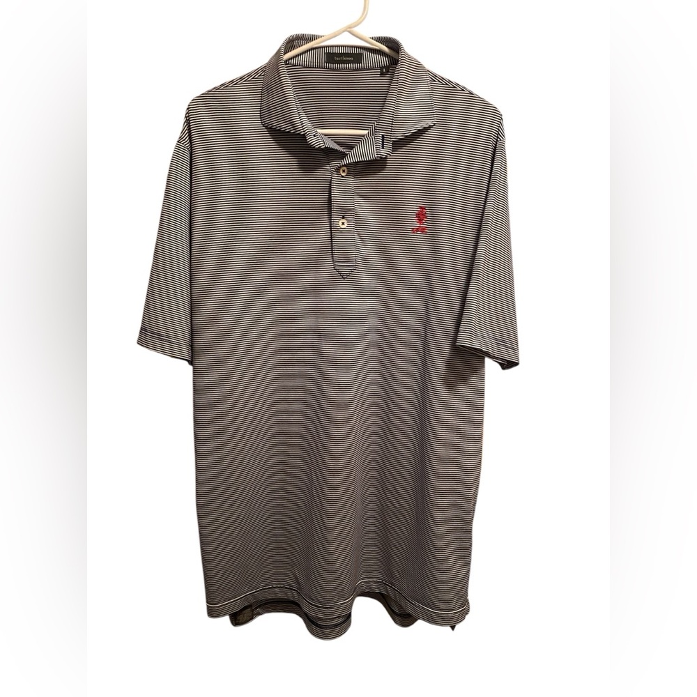 Turtleson‎ Men's Striped Polo Shirt. Size large. Good condition